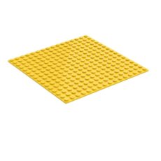 Plaque LEGO 16 x 16 jaune (x1)