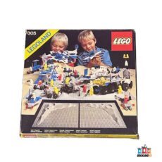 Plaque LEGO lot de 2 plaques cratères en boîte (année 1979)