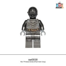 Figurine Star Wars RA-7 Protocol Droid (Pearl Dark Gray), réf. sw0938