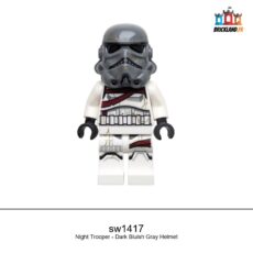 Figurine Star Wars Night Trooper - Dark Bluish Gray Helmet, réf. sw1417