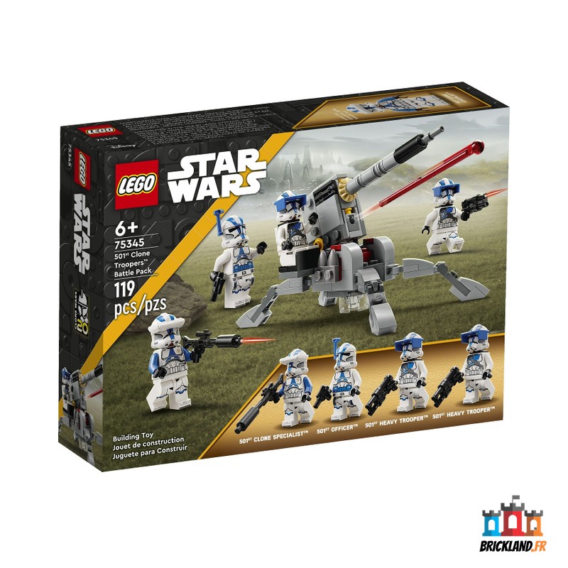 LEGO Star Wars 501st Clone Troopers Battle Pack, réf. 75345