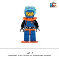 Figurine Collectible Minifigures Deep Sea Diver, Series 1, réf. col015