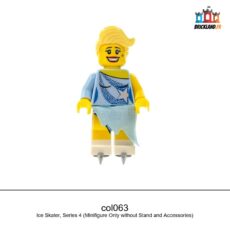 Figurine Collectible Minifigures Ice Skater, Series 4, réf. col063