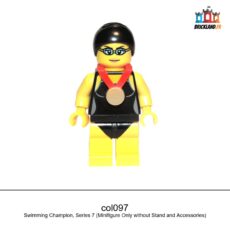 Figurine Collectible Minifigures Swimming Champion, Series 7, réf. col097