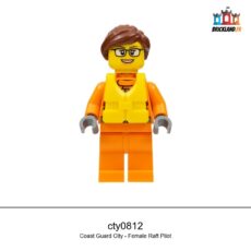Figurine Town Coast Guard City - Female Raft Pilot, réf. cty0812