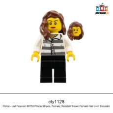 Figurine Town Police - Jail Prisoner 86753 Prison Stripes, Female, réf. cty1128