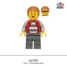 Figurine Town Police - Crook Hacksaw Hank, réf. cty1203
