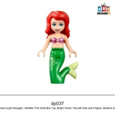 Figurine Disney Ariel, Mermaid (Light Nougat) - Metallic Pink Shell Bra Top, réf. dp037