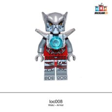 Figurine LEGENDS OF CHIMA Wakz - Armor, réf. loc008