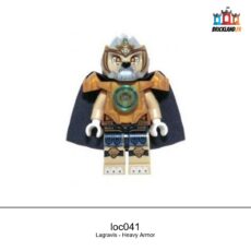 Figurine LEGENDS OF CHIMA Lagravis - Heavy Armor, réf. loc041