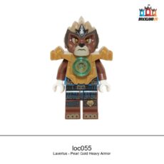 Figurine LEGENDS OF CHIMA Lavertus - Pearl Gold Heavy Armor, réf. loc055