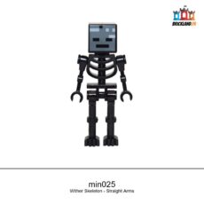 Figurine Minecraft Wither Skeleton - Straight Arms, réf. min025
