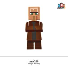Figurine Minecraft Villager (Farmer), réf. min028