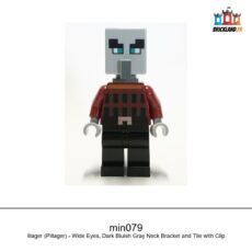 Figurine Minecraft Illager (Pillager) - Wide Eyes, réf. min079