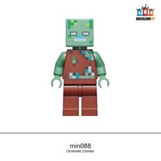 Figurine Minecraft Drowned Zombie, réf. min088