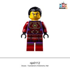 Figurine NINJAGO Clouse - Tournament of Elements, Hair, réf. njo0112