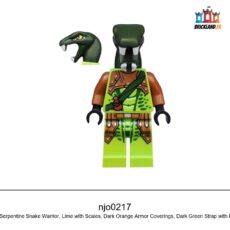 Figurine NINJAGO Zoltar - Serpentine Snake Warrior, Lime with Scales, réf. njo0217