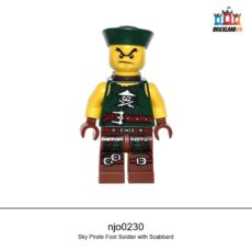 Figurine NINJAGO Sky Pirate Foot Soldier with Scabbard, réf. njo0230