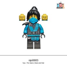 Figurine NINJAGO Nya - The Island, Mask and Hair, réf. njo0683