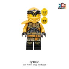 Figurine NINJAGO Cole (Golden Ninja) - Crystalized, réf. njo0758