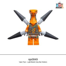 Figurine NINJAGO Viper Flyer - Light Bluish Gray Bar Holders, réf. njo0849