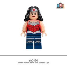 Figurine Super Heroes Wonder Woman - Silver Tiara, Dark Blue Legs, réf. sh0150