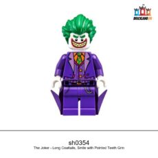 Figurine Super Heroes The Joker - Long Coattails, Smile with Pointed Teeth Grin, réf. sh0354