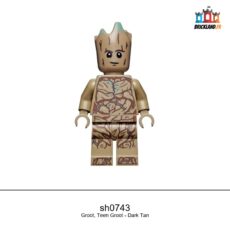 Figurine Super Heroes Groot, Teen Groot - Dark Tan, réf. sh0743