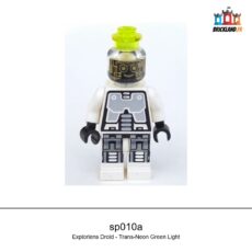 Figurine Space Exploriens Droid - Trans-Neon Green Light, réf. sp010a