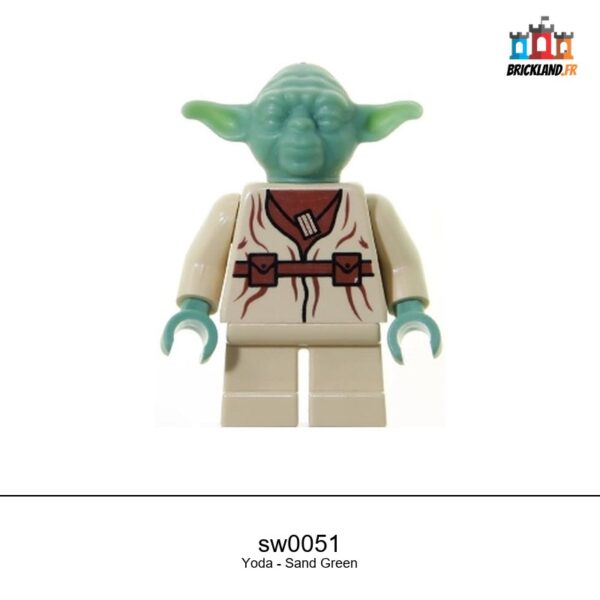 Sw0051 LEGO Star Wars sw0051 Yoda - Sand Green