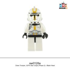 Figurine Star Wars Clone Trooper, 327th Star Corps (Phase 2) - Black Head, réf. sw0128a