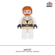 Figurine Star Wars Obi-Wan Kenobi - Clone Wars, Large Eyes, réf. sw0197