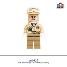 Figurine Star Wars Hoth Rebel Trooper Tan Uniform (Moustache), réf. sw0425