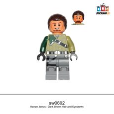 Figurine Star Wars Kanan Jarrus - Dark Brown Hair and Eyebrows, réf. sw0602