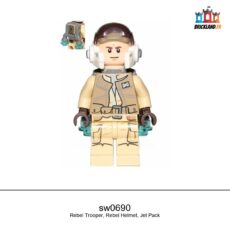 Figurine Star Wars Rebel Trooper, Rebel Helmet, Jet Pack, réf. sw0690
