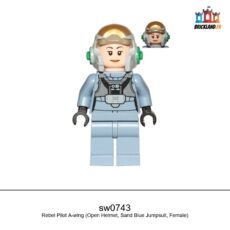 Figurine Star Wars Rebel Pilot A-wing (Open Helmet, réf. sw0743