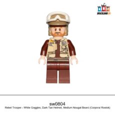 Figurine Star Wars Rebel Trooper - White Goggles, Dark Tan Helmet, réf. sw0804