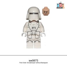 Figurine Star Wars First Order Snowtrooper without Backpack, réf. sw0875