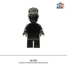 Figurine LEGO Brand Everyone is Awesome Black (Monochrome), réf. tls100