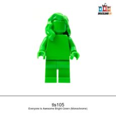 Figurine LEGO Brand Everyone is Awesome Bright Green (Monochrome), réf. tls105