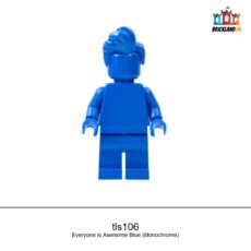 Figurine LEGO Brand Everyone is Awesome Blue (Monochrome), réf. tls106