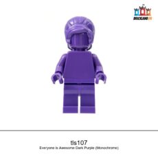 Figurine LEGO Brand Everyone is Awesome Dark Purple (Monochrome), réf. tls107