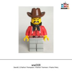 Figurine Western Bandit 2 (Flatfoot Thompson / Flatfoot Thomsen / Prairie Pete), réf. ww008