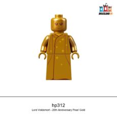 Figurine Harry Potter Lord Voldemort - 20th Anniversary Pearl Gold, réf. hp312