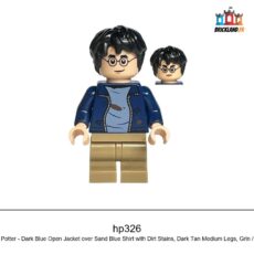 Figurine Harry Potter Harry Potter - Dark Blue Open Jacket over Sand Blue Shirt with Dirt Stains, réf. hp326