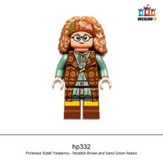 Figurine Harry Potter Professor Sybill Trelawney - Reddish Brown and Sand Green Robes, réf. hp332