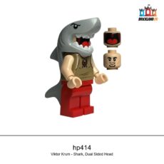 Figurine Harry Potter Viktor Krum - Shark, Dual Sided Head, réf. hp414