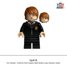 Figurine Harry Potter Ron Weasley - Gryffindor Robe Clasped, Black Medium Legs, Sleeping