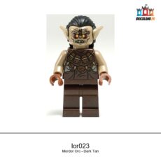 Figurine The Hobbit & The Lord of the Rings Mordor Orc - Dark Tan, réf. lor023
