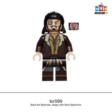 Figurine The Hobbit & The Lord of the Rings Bard the Bowman, Angry with Mud Splotches, réf. lor099